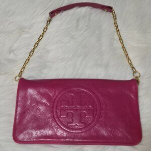 LIKE NEW "TORY BURCH" REVA LEATHER SHOULDER BAG